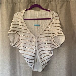 Alice and Olivia sequined shrug